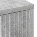 vidaXL Fürdőszoba Székény Beton Szürke 39,5 x 36 x 88 cm Faanyag & Fém