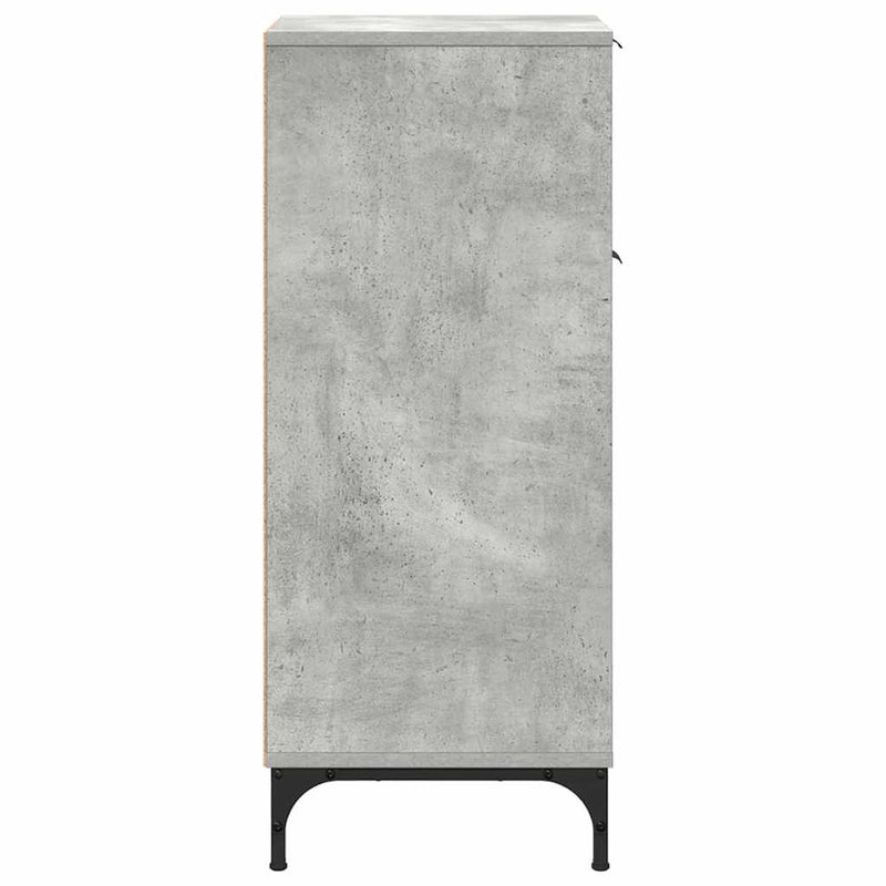 vidaXL Fürdőszoba Székény Beton szürke 39.5 x 36 x 88 cm Faanyag