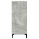 vidaXL Fürdőszoba Székény Beton Szürke 39,5 x 36 x 88 cm Faanyag & Fém