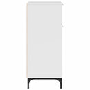 vidaXL Fürdőszoba Székény fiókkal Magas Fényű Fehér 39,5 x 36 x 88 cm