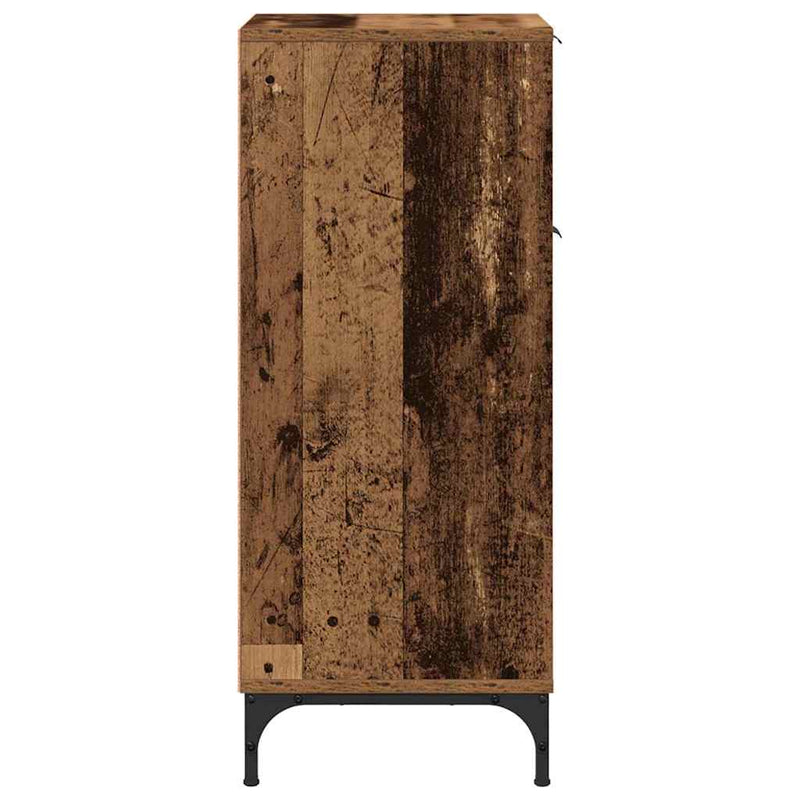 vidaXL Fürdőszoba Székény fiókkal Régi fa 39.5 x 36 x 88 cm Faanyag