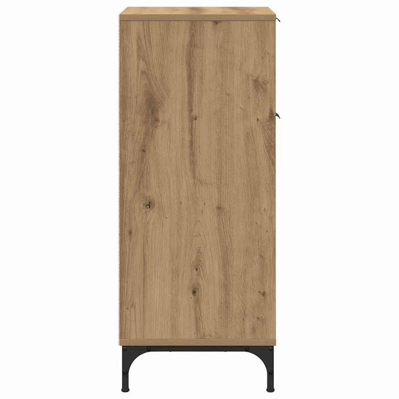 vidaXL Fürdőszoba Székény kézműves tölgy 39.5 x 36 x 88 cm Faanyag