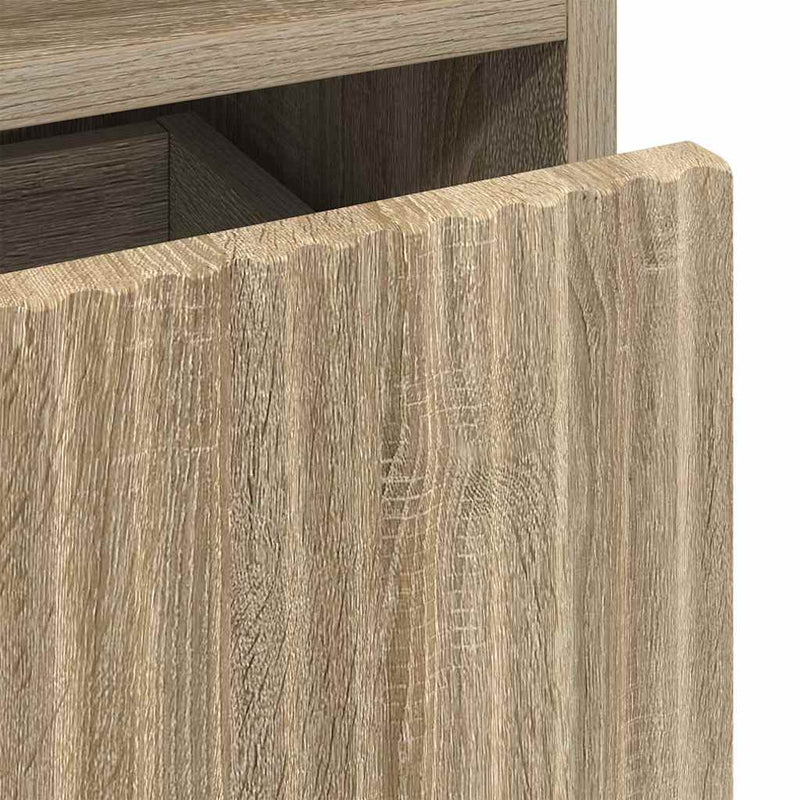 vidaXL Fürdőszobai magas szekrény sonoma tölgy 31.5 x 33 x 190 cm