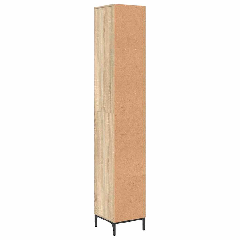 vidaXL Fürdőszobai magas szekrény sonoma tölgy 31.5 x 33 x 190 cm