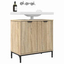vidaXL Fürdőszobai mosdószekrény Sonoma tölgy 60,5 x 33,5 x 61 cm