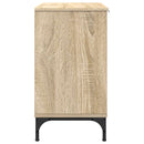 vidaXL Fürdőszobai mosdószekrény Sonoma tölgy 60,5 x 33,5 x 61 cm