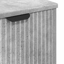 vidaXL Fürdőszobai mosdószekrény Beton Szürke 60,5 x 33,5 x 61 cm