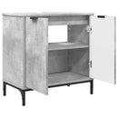 vidaXL Fürdőszobai mosdószekrény Beton Szürke 60,5 x 33,5 x 61 cm