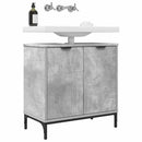 vidaXL Fürdőszobai mosdószekrény Beton Szürke 60,5 x 33,5 x 61 cm