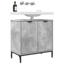 vidaXL Fürdőszobai mosdószekrény Beton Szürke 60,5 x 33,5 x 61 cm