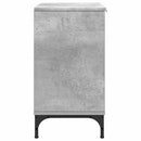 vidaXL Fürdőszobai mosdószekrény Beton Szürke 60,5 x 33,5 x 61 cm