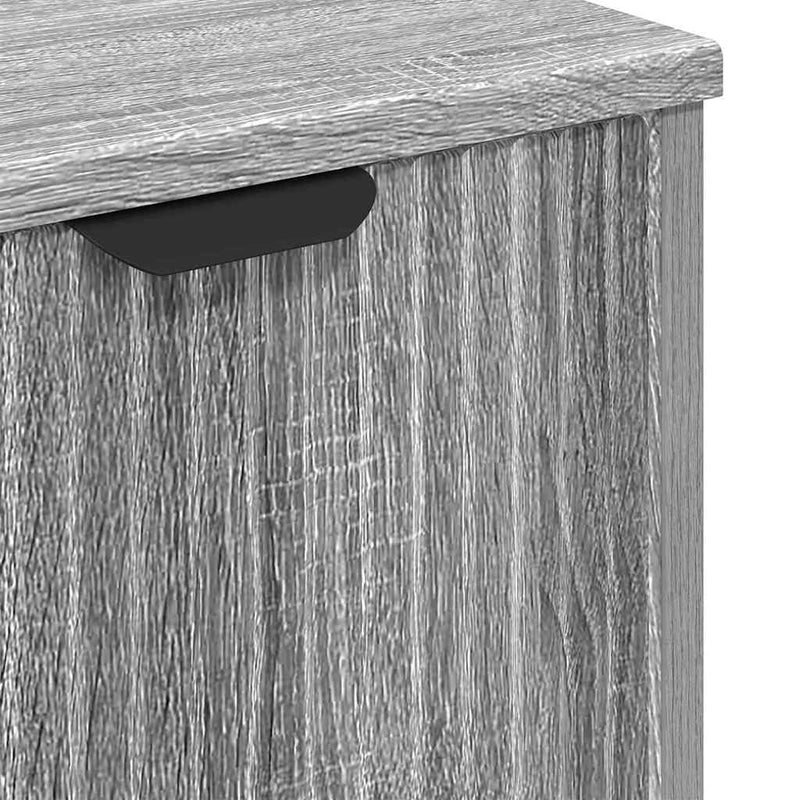 vidaXL Fürdőszobai mosdószekrény Szürke sonoma 60.5 x 33.5 x 61 cm