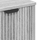 vidaXL Fürdőszobai mosdószekrény Szürke Sonoma 60,5 x 33,5 x 61 cm