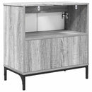 vidaXL Fürdőszobai mosdószekrény Szürke Sonoma 60,5 x 33,5 x 61 cm