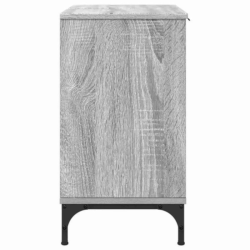vidaXL Fürdőszobai mosdószekrény Szürke sonoma 60.5 x 33.5 x 61 cm