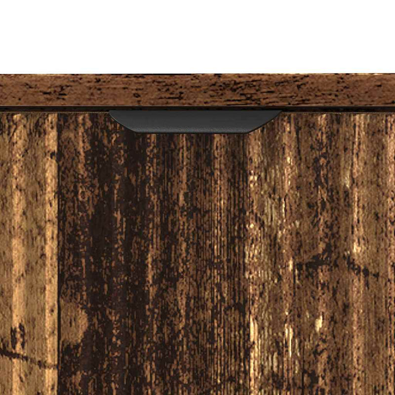 vidaXL Fürdőszobai mosdószekrény Régi fa 60.5 x 33.5 x 61 cm Faanyag