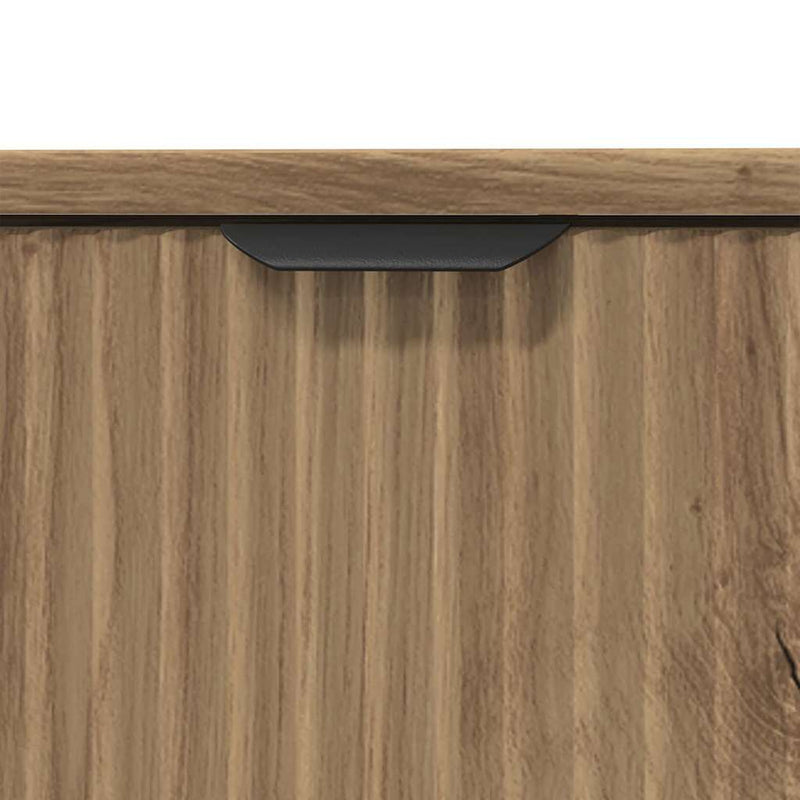 vidaXL Fürdőszobai mosdószekrény kézműves tölgy 60.5 x 33.5 x 61 cm