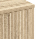 vidaXL Széf Sonoma tölgy 69,5 x 33 x 82 cm Faanyag