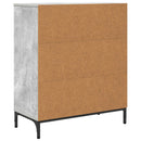 vidaXL Széf Beton Szürke 69,5 x 33 x 82 cm Faanyag