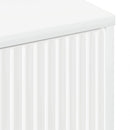 vidaXL Széf Magas Fényű Fehér 69,5 x 33 x 82 cm Faanyag