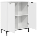 vidaXL Széf Magasfényű fehér 69.5 x 33 x 82 cm Faanyag