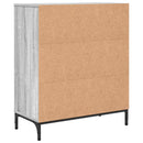 vidaXL Széf Szürke Sonoma 69,5 x 33 x 82 cm Faanyag
