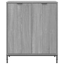 vidaXL Széf Szürke Sonoma 69,5 x 33 x 82 cm Faanyag