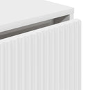 vidaXL Széf fiókkal Fehér 79.5 x 33 x 82 cm Faanyag