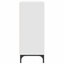 vidaXL Széf fiókkal Fehér 79.5 x 33 x 82 cm Faanyag