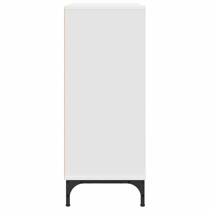 vidaXL Széf fiókkal Fehér 79.5 x 33 x 82 cm Faanyag