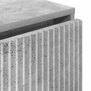 vidaXL Széf fiókkal Beton Szürke 79,5 x 33 x 82 cm Faanyag