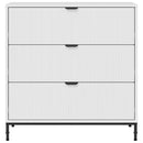 vidaXL Széf fiókkal Magasfényű fehér 79.5 x 33 x 82 cm Faanyag