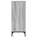 vidaXL Széf fiókkal Szürke Sonoma 79,5 x 33 x 82 cm Faanyag