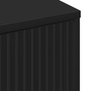 vidaXL Dohányzóasztal Fekete 90 x 49 x 46 cm Faanyag