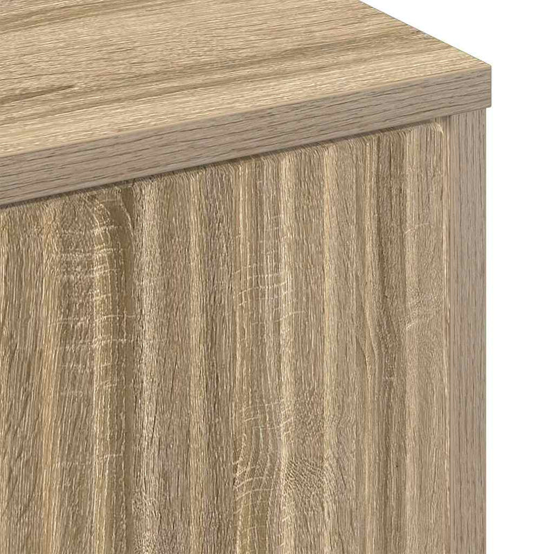 vidaXL Dohányzóasztal sonoma tölgy 90 x 49 x 46 cm Faanyag