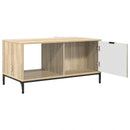 vidaXL Dohányzóasztal fiókkal Sonoma tölgy 90 x 49 x 46 cm Faanyag