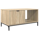 vidaXL Dohányzóasztal fiókkal Sonoma tölgy 90 x 49 x 46 cm Faanyag