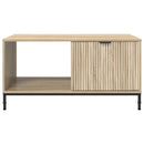 vidaXL Dohányzóasztal fiókkal Sonoma tölgy 90 x 49 x 46 cm Faanyag