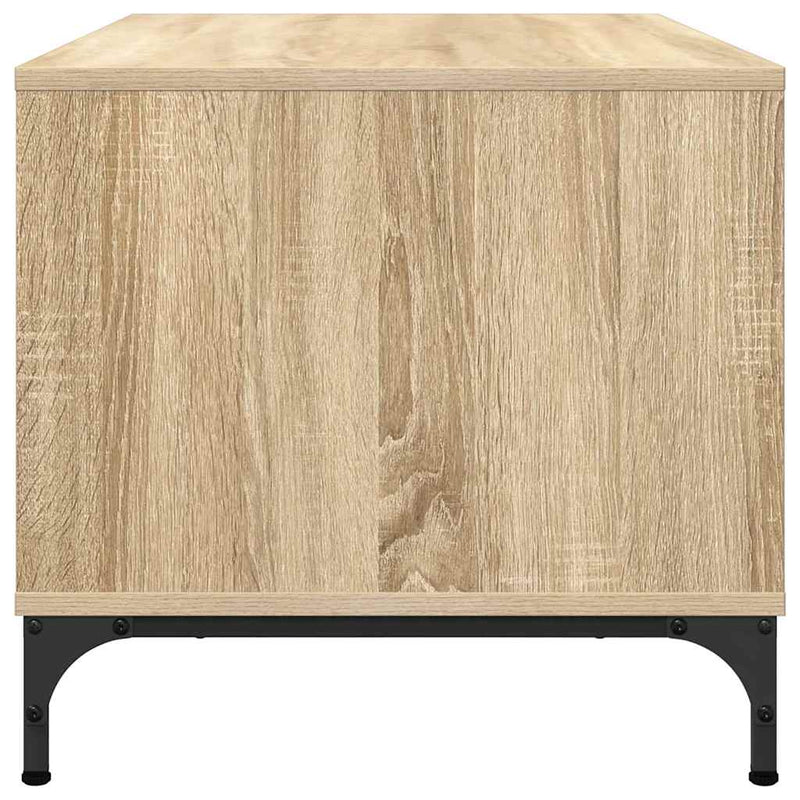 vidaXL Dohányzóasztal sonoma tölgy 90 x 49 x 46 cm Faanyag