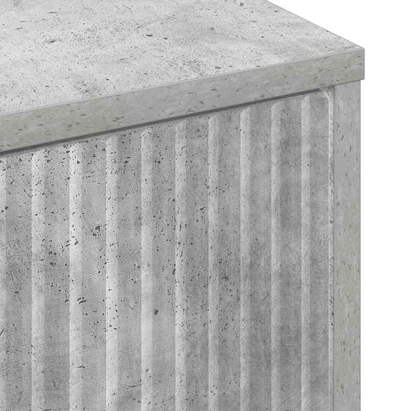vidaXL Dohányzóasztal Beton szürke 90 x 49 x 46 cm Faanyag