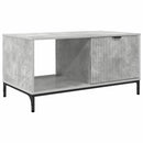 vidaXL Dohányzóasztal fiókkal Beton Szürke 90 x 49 x 46 cm Faanyag