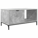 vidaXL Dohányzóasztal fiókkal Beton Szürke 90 x 49 x 46 cm Faanyag