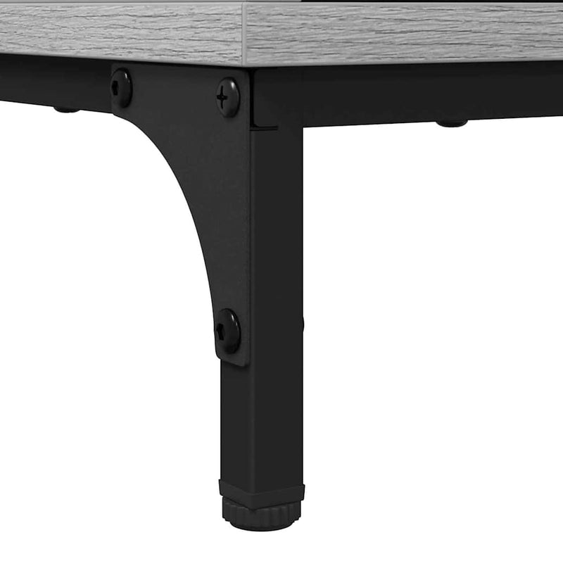 vidaXL Dohányzóasztal Szürke sonoma 90 x 49 x 46 cm Faanyag