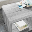 vidaXL Dohányzóasztal fiókkal Szürke Sonoma 90 x 49 x 46 cm Faanyag