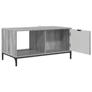 vidaXL Dohányzóasztal fiókkal Szürke Sonoma 90 x 49 x 46 cm Faanyag