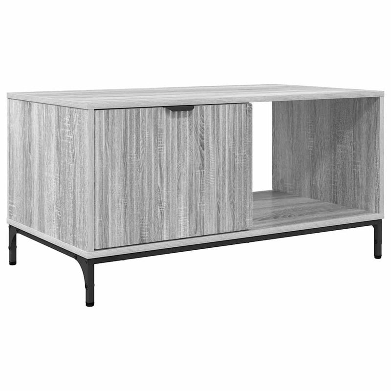 vidaXL Dohányzóasztal Szürke sonoma 90 x 49 x 46 cm Faanyag
