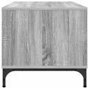 vidaXL Dohányzóasztal fiókkal Szürke Sonoma 90 x 49 x 46 cm Faanyag