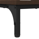 vidaXL Dohányzóasztal barna tölgy 90 x 49 x 46 cm Faanyag