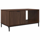 vidaXL Dohányzóasztal fiókkal Barna Tölgy 90 x 49 x 46 cm Faanyag
