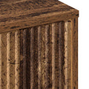 vidaXL Dohányzóasztal fiókkal Öreg fa 90 x 49 x 46 cm Faanyag